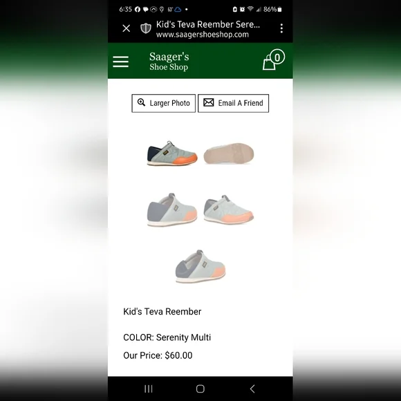 Teva Quilted Slip-On Sneakers - Blue and Cream - Picture 6 of 9